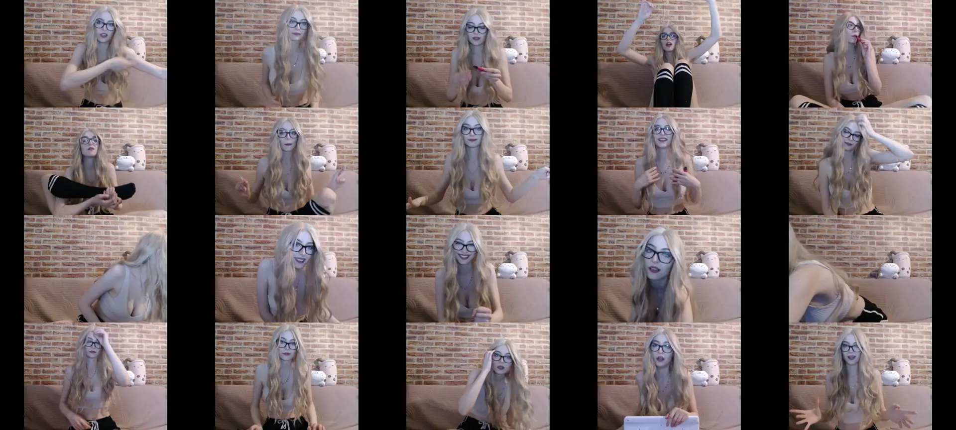 JustJade photo contact sheet