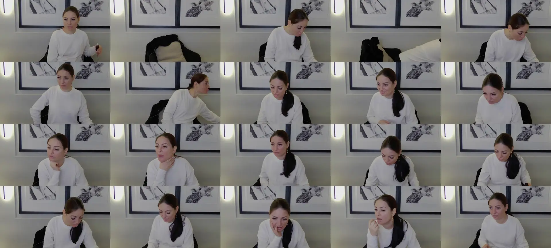 Katyline photo contact sheet