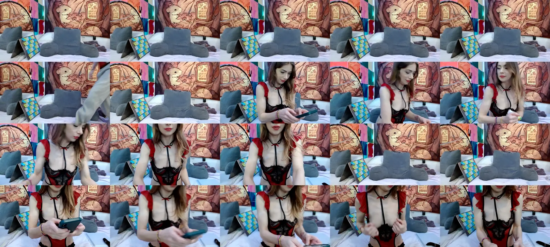 LilLexaFetish photo contact sheet