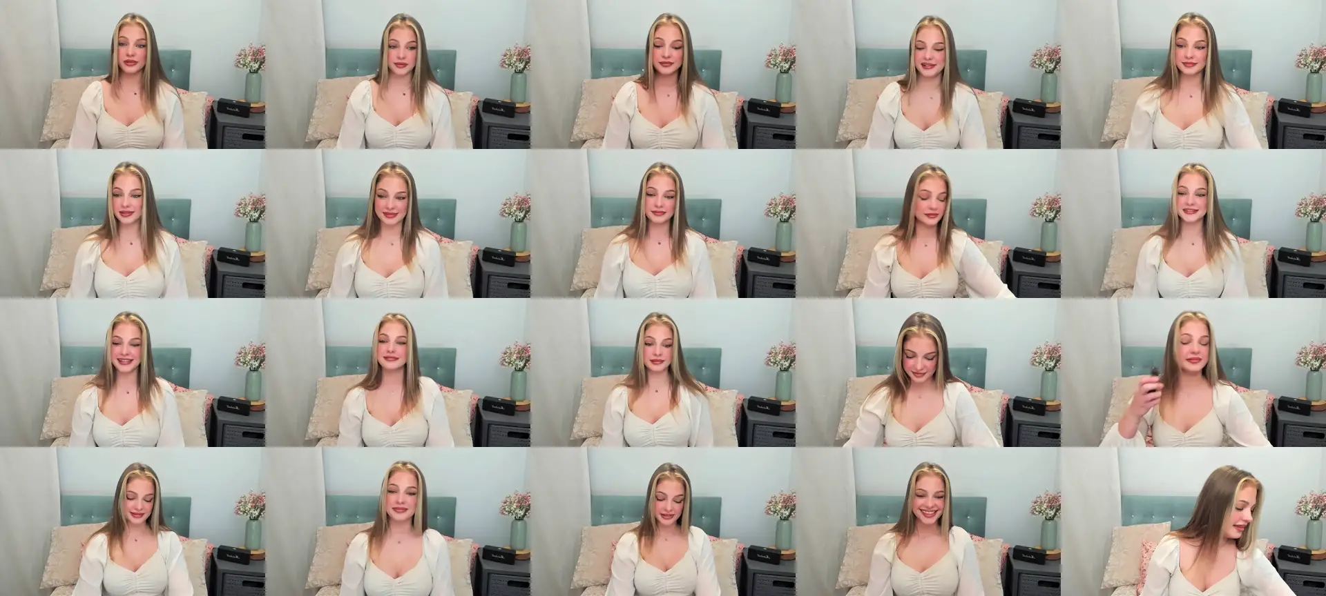 LilyTOPmodel photo contact sheet