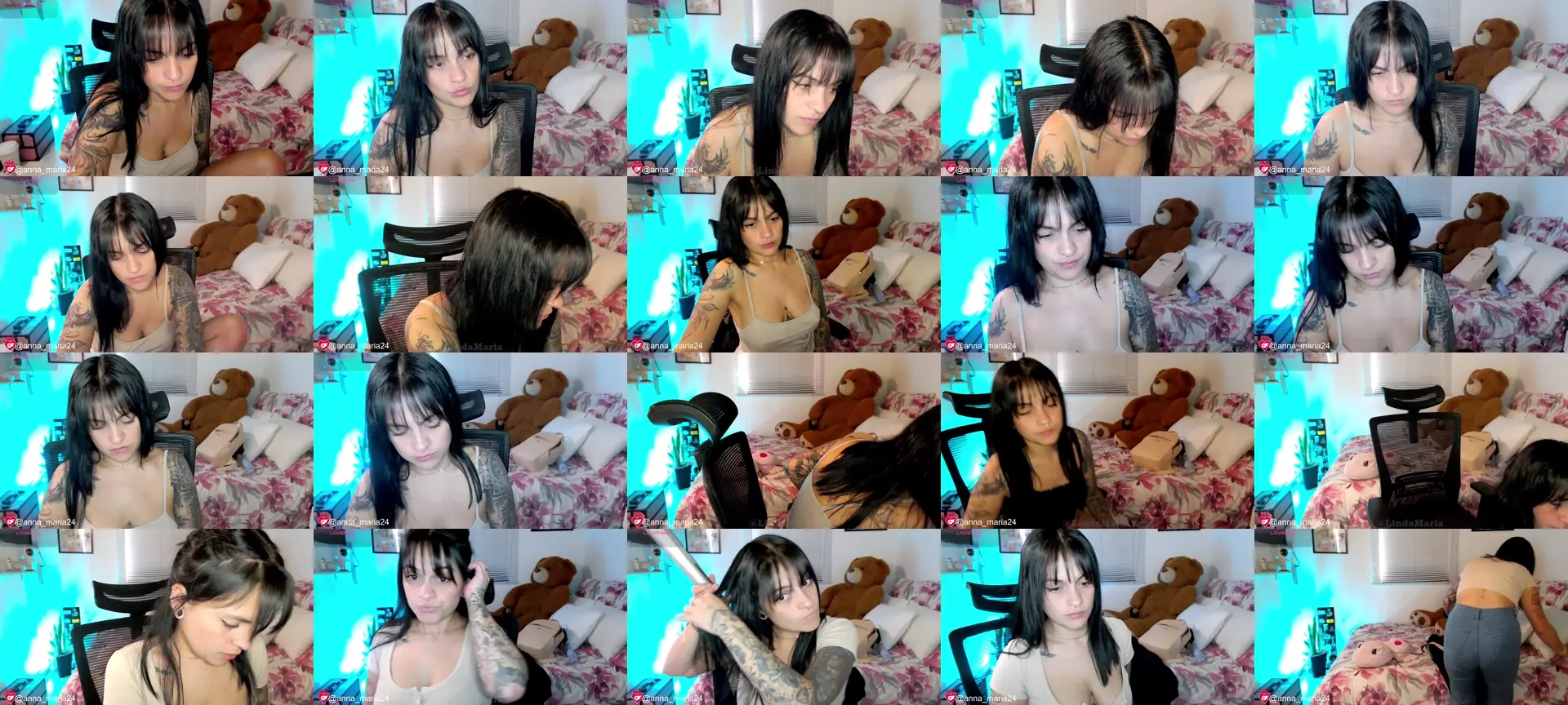 LindaMaria photo contact sheet