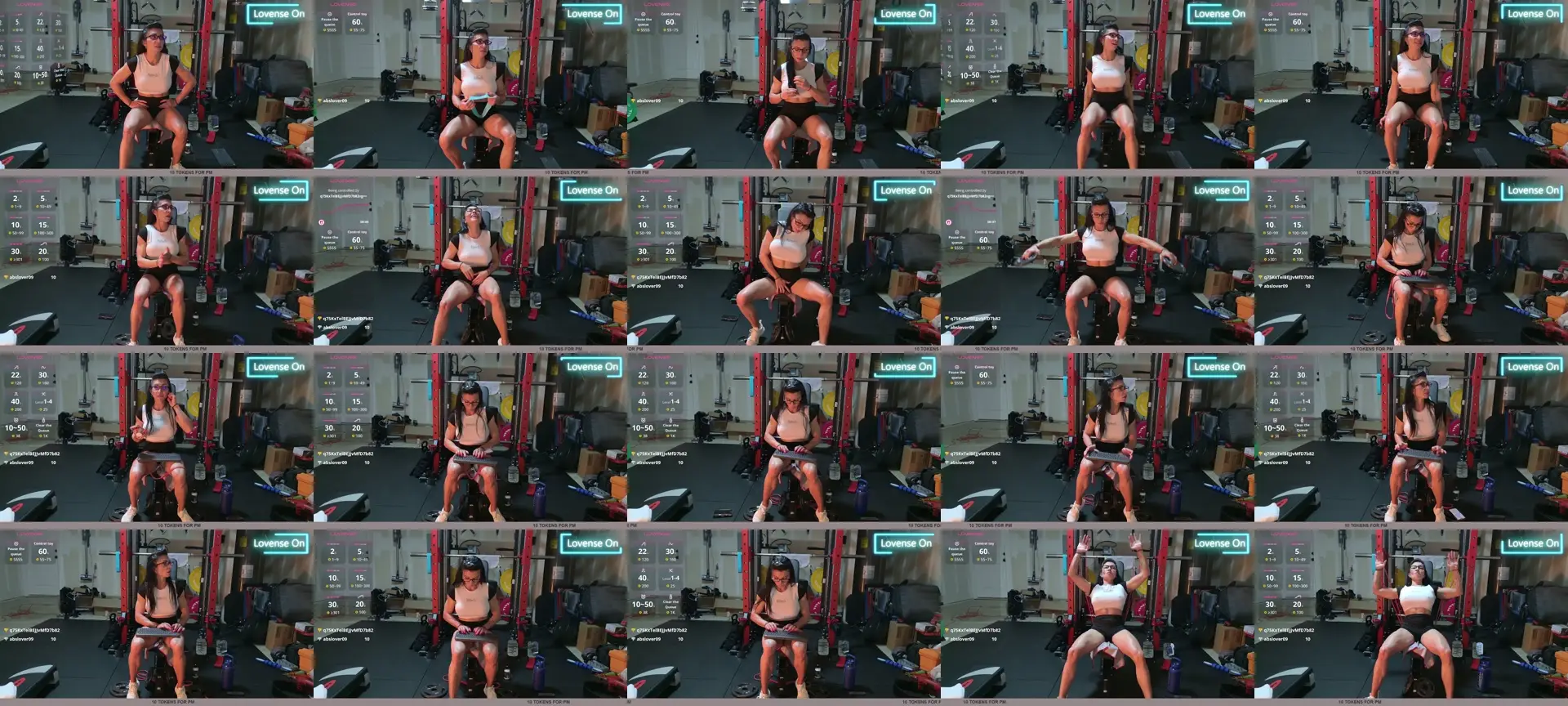 Lunasexy79 photo contact sheet