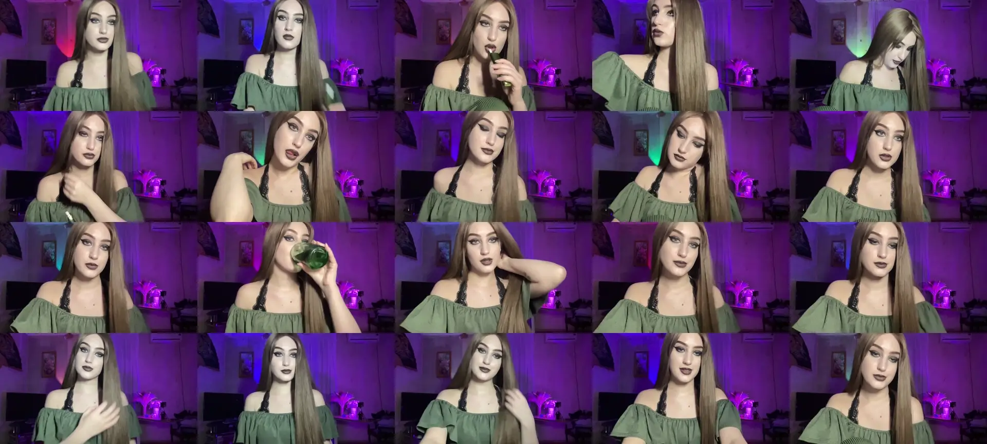 MiaaVelvvet photo contact sheet