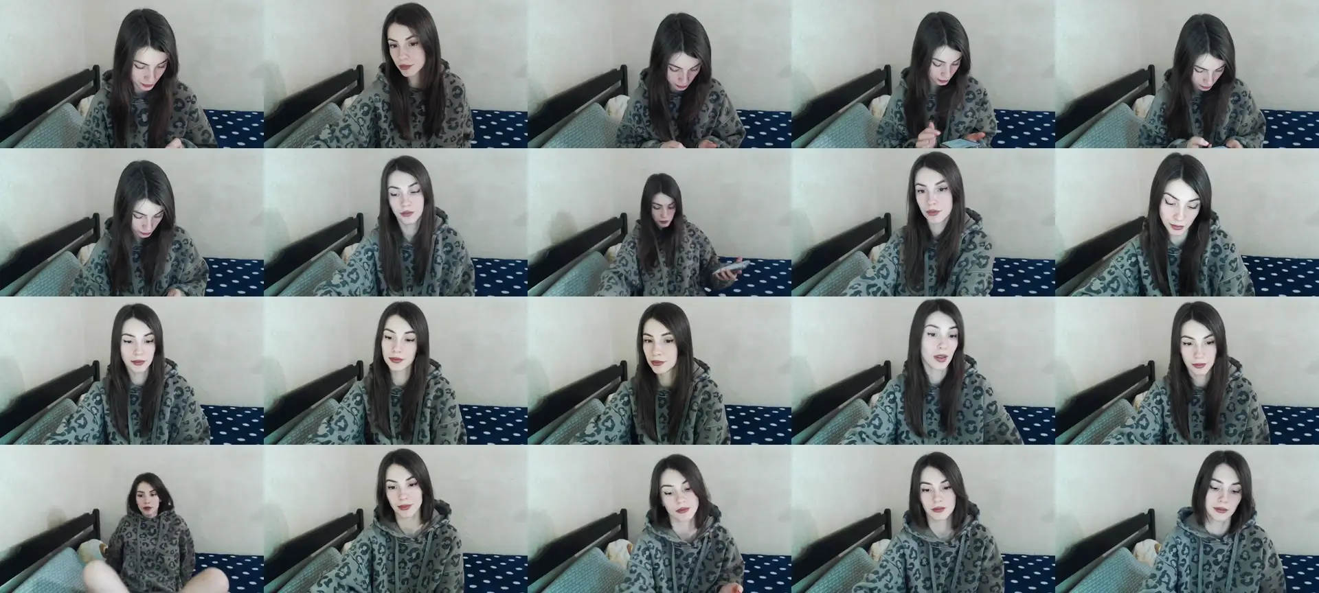MiaRoony photo contact sheet