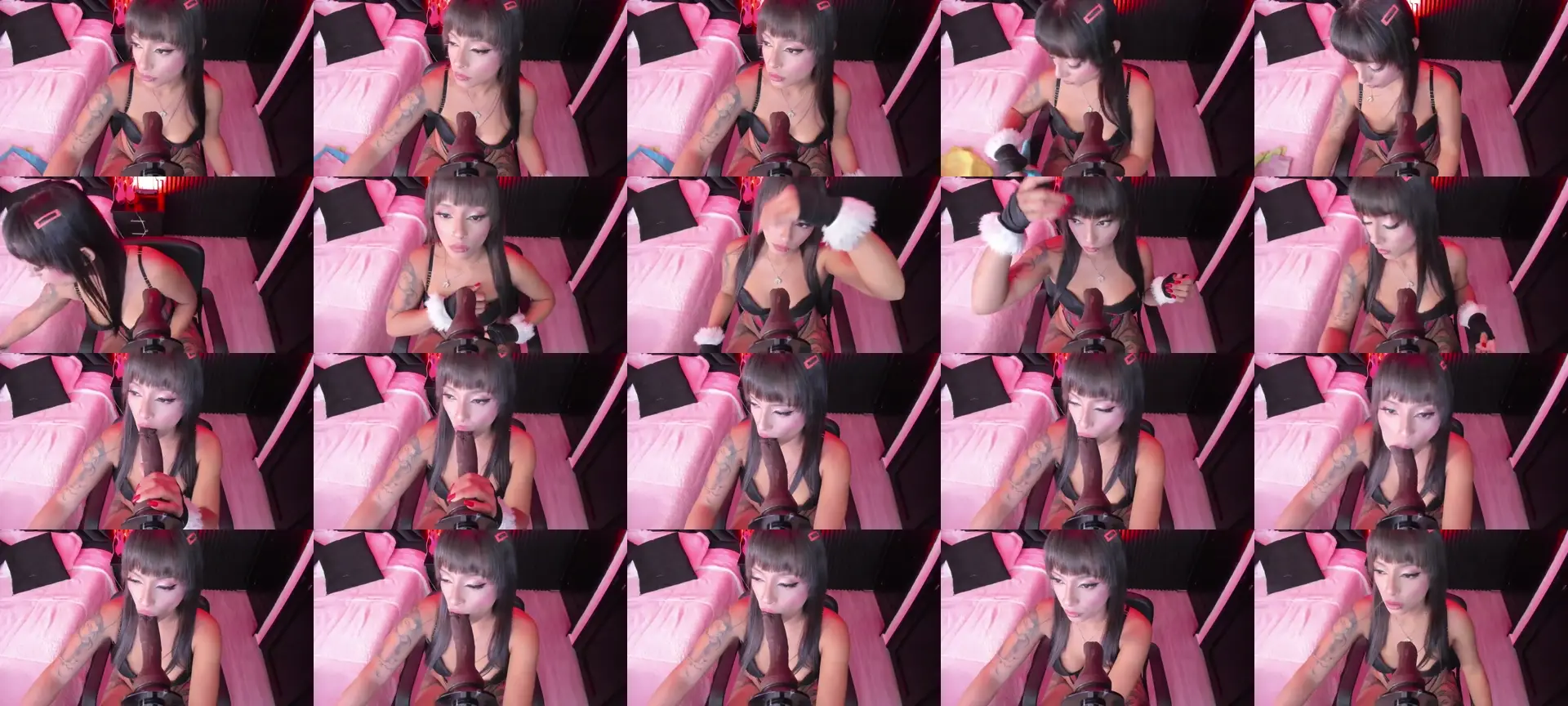 MiiaaMonroee photo contact sheet