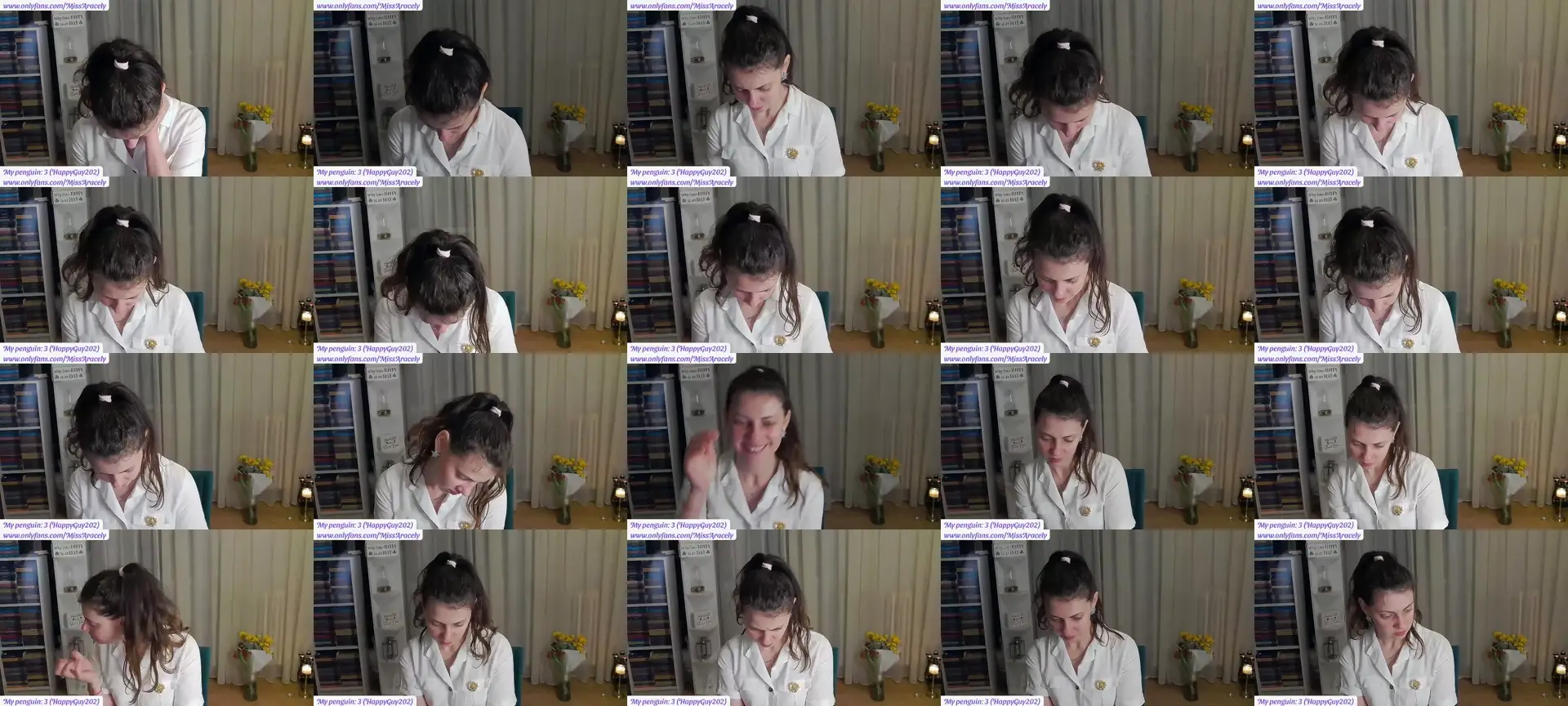 MissAracely photo contact sheet