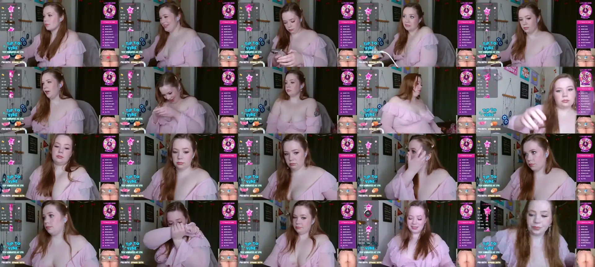 MissLolaLuxxx photo contact sheet