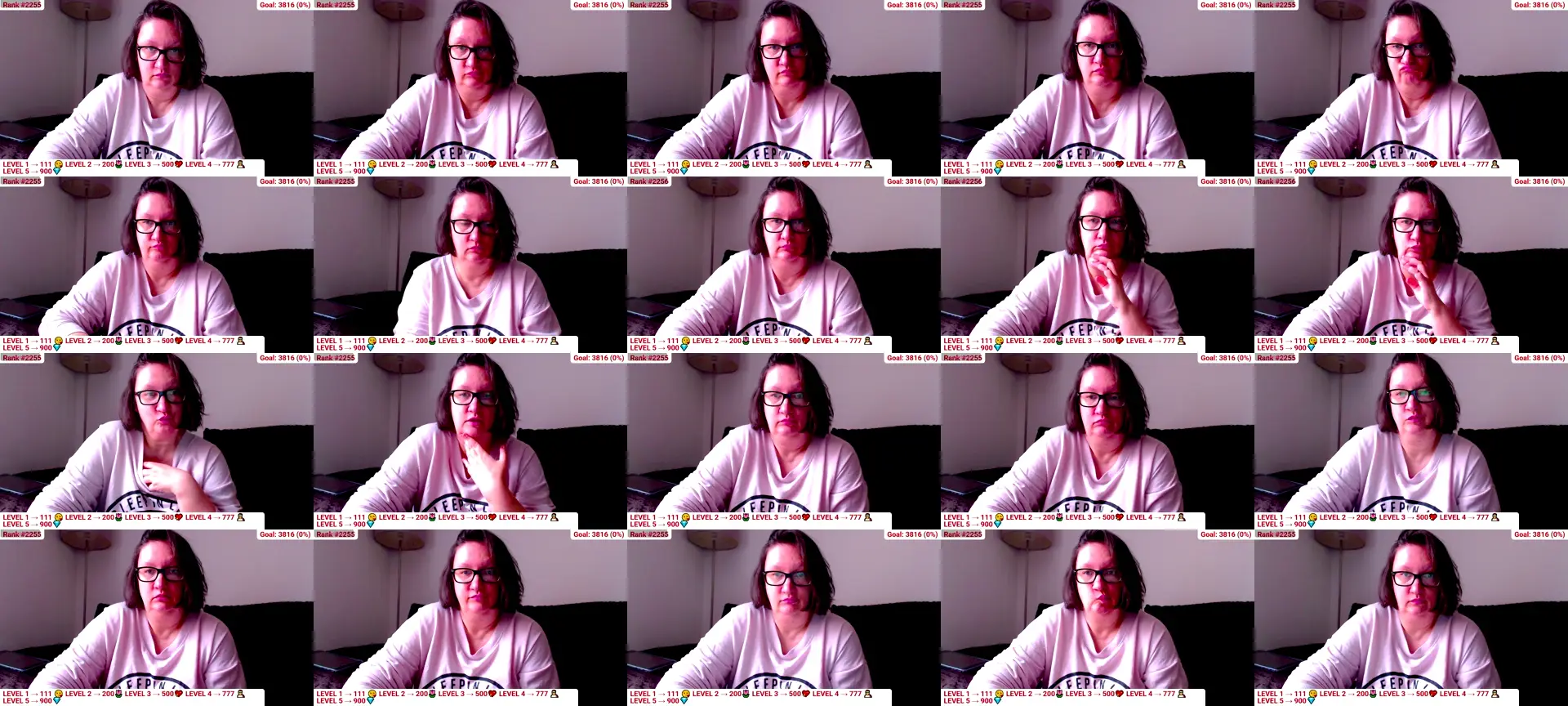 MisssCutiePie photo contact sheet