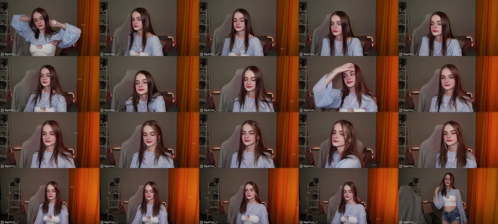 Mistiva photo contact sheet