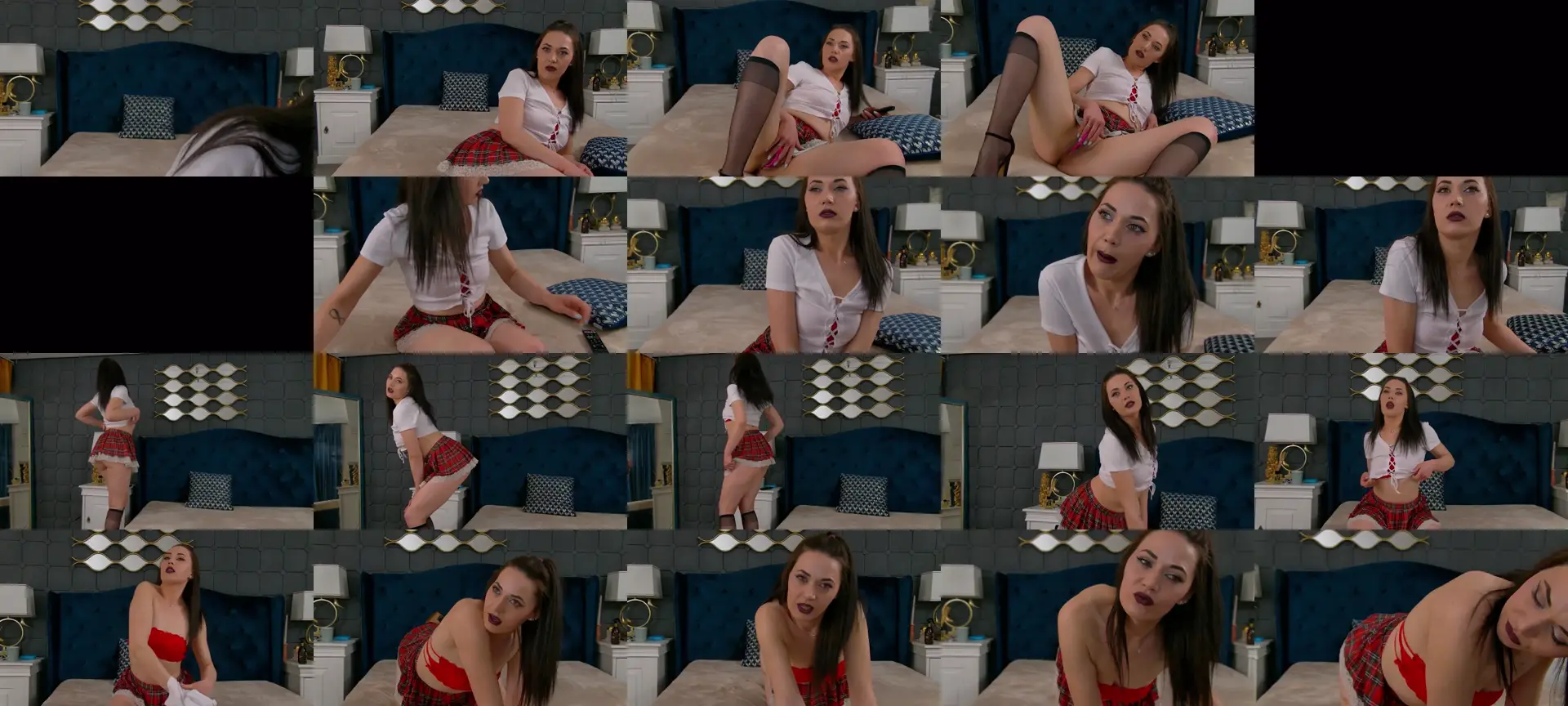 NoirKitten photo contact sheet