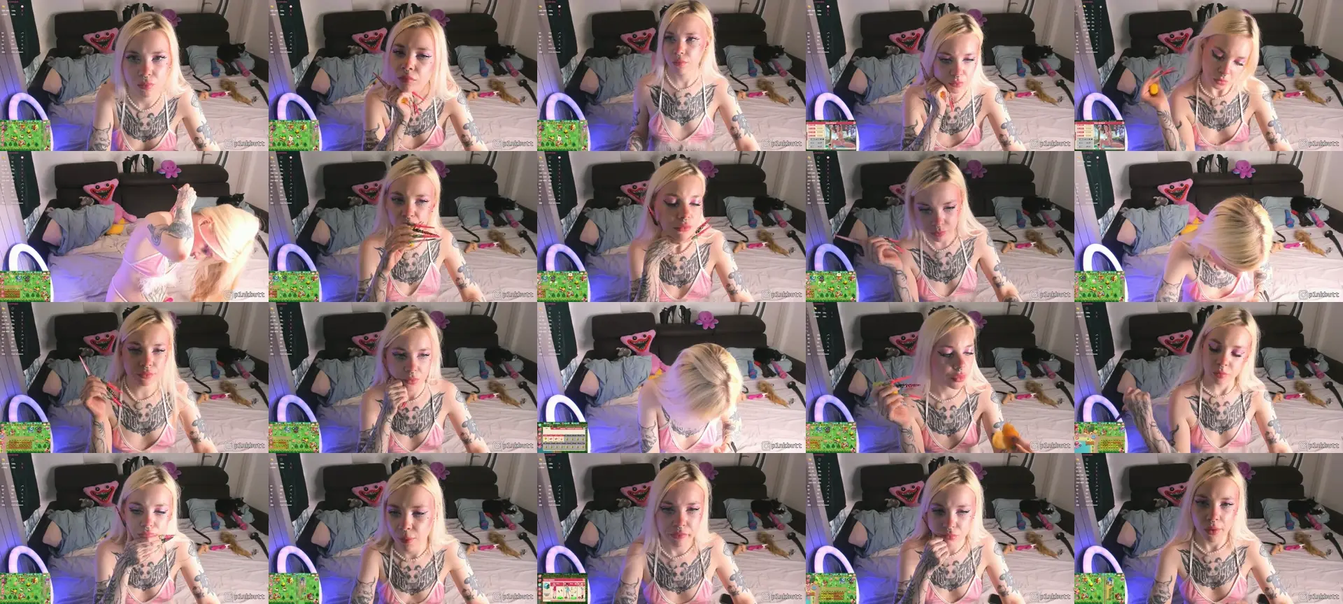 PinkSlobber photo contact sheet