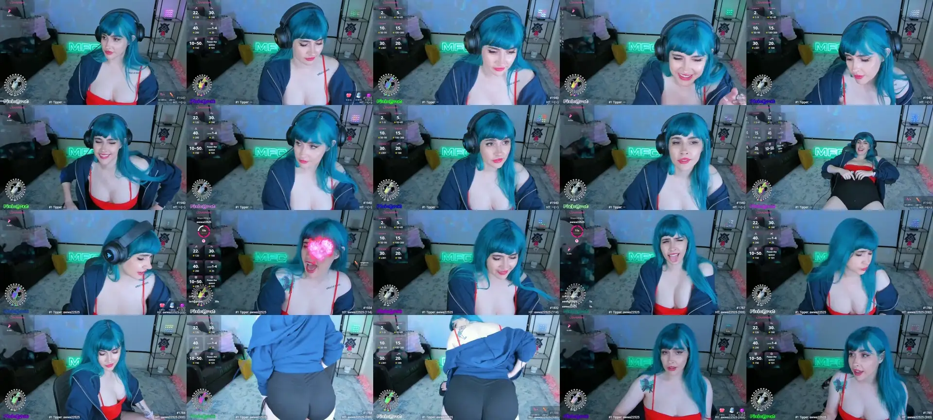 PixieBrat photo contact sheet