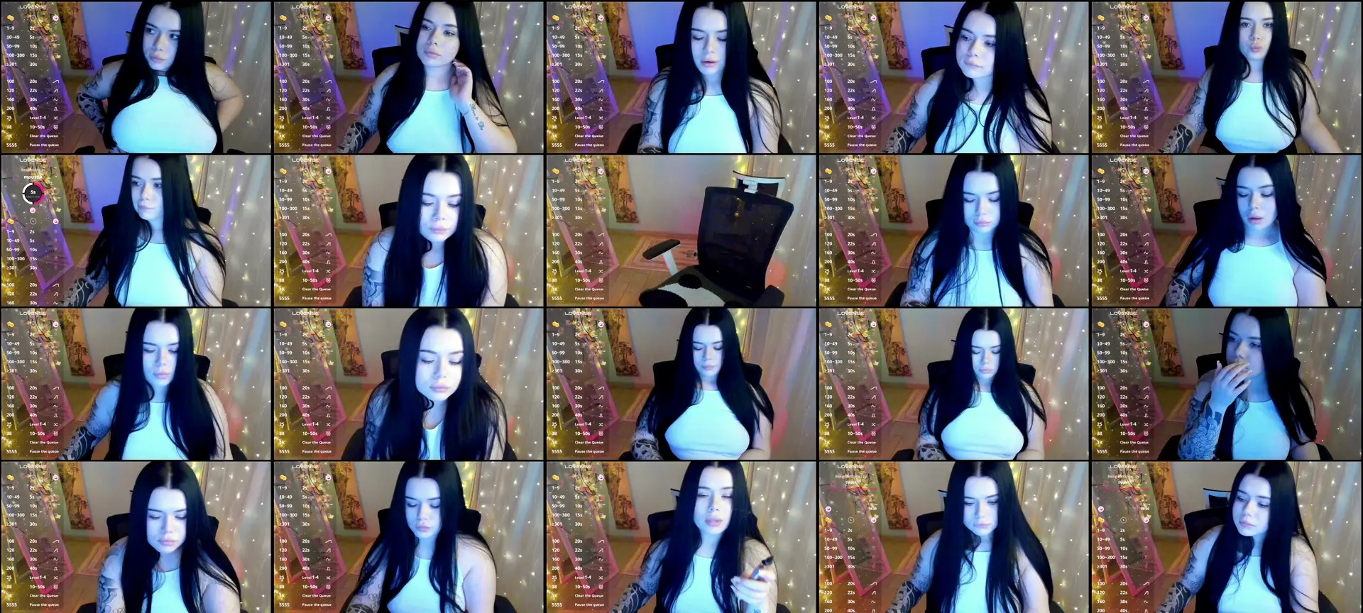 Renesmee photo contact sheet