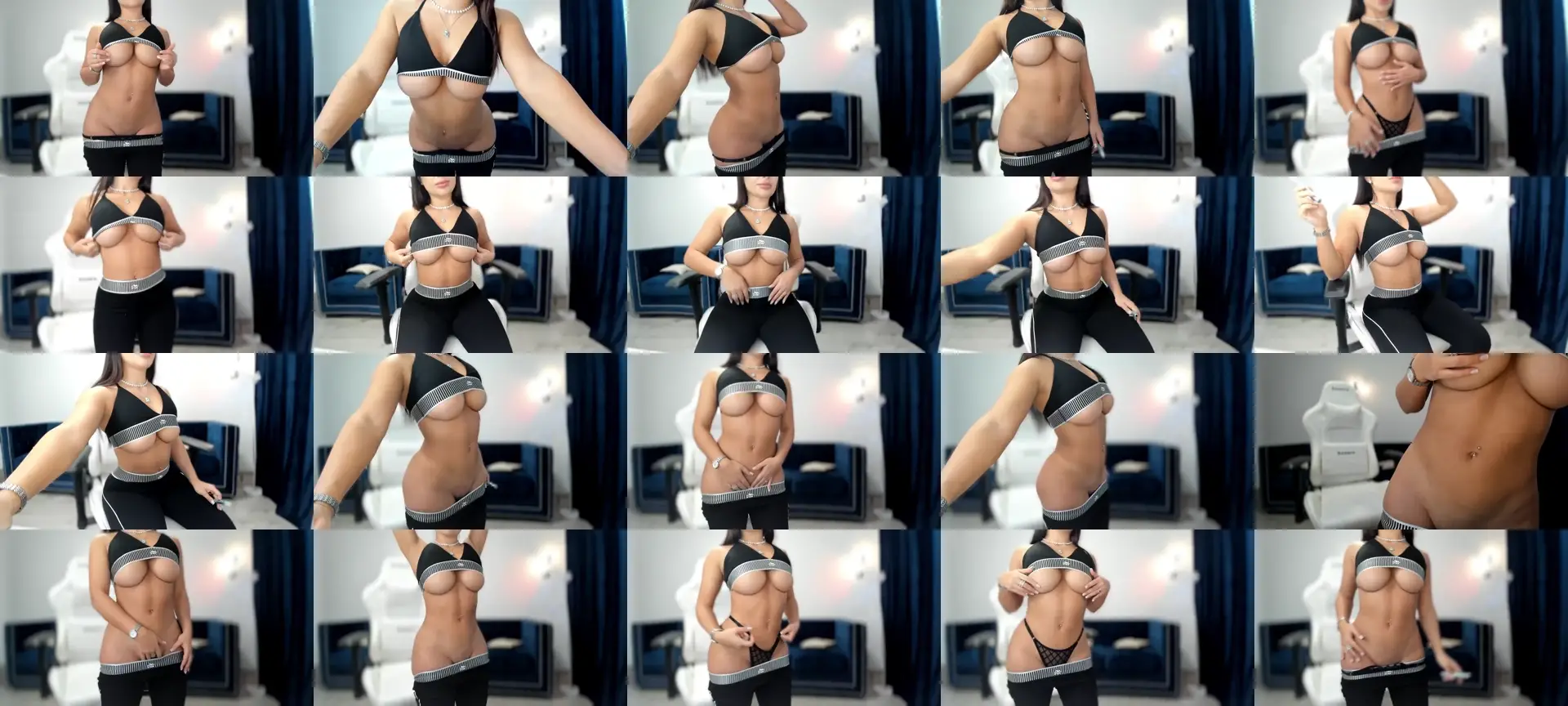 Sensualqueen photo contact sheet