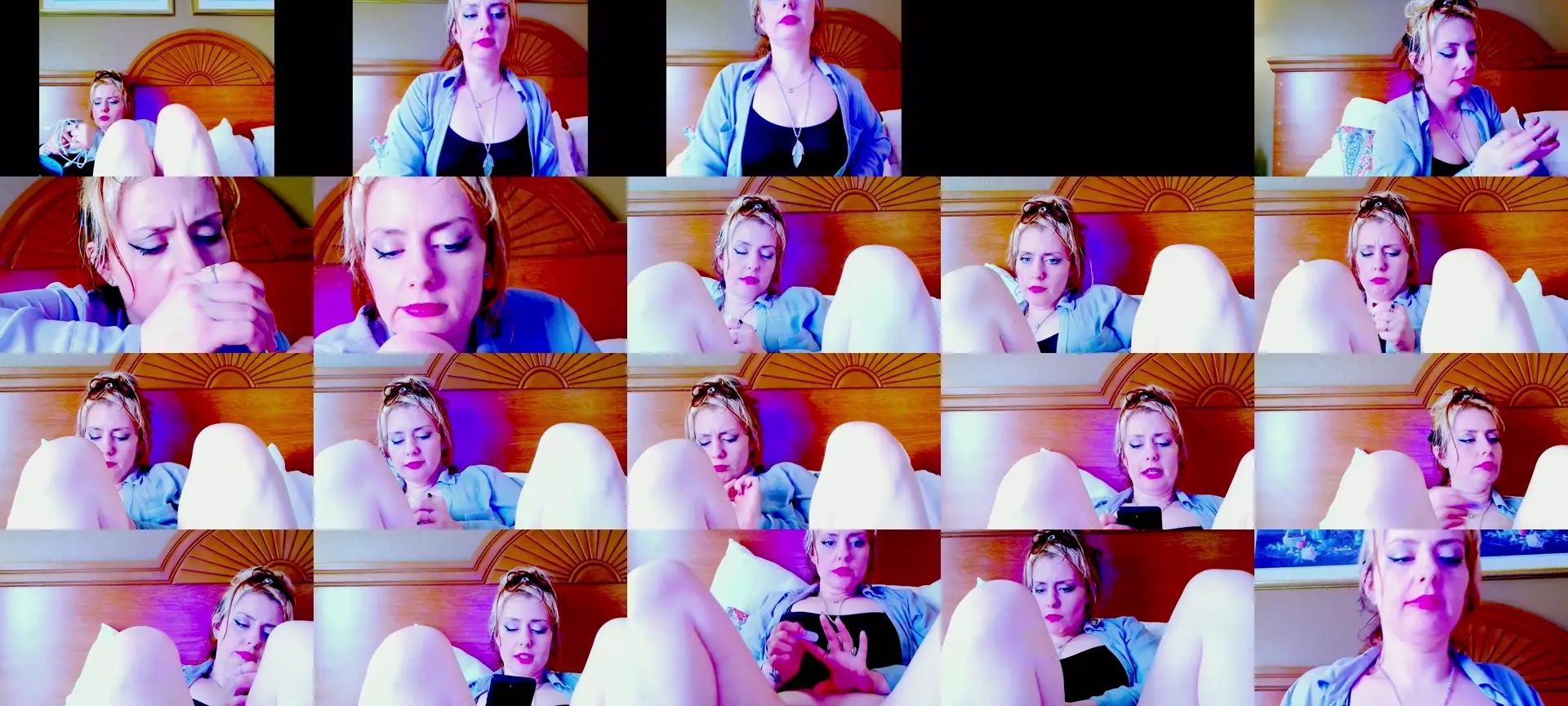 SkarlettRose photo contact sheet