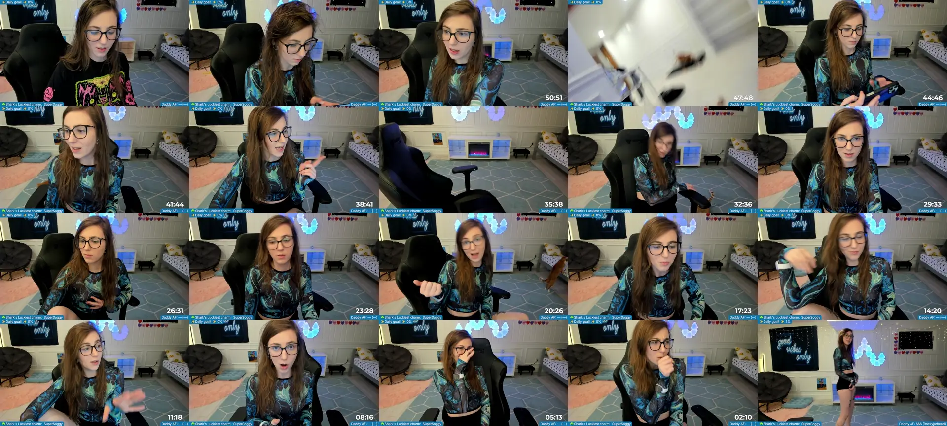 TheSharkQueen photo contact sheet