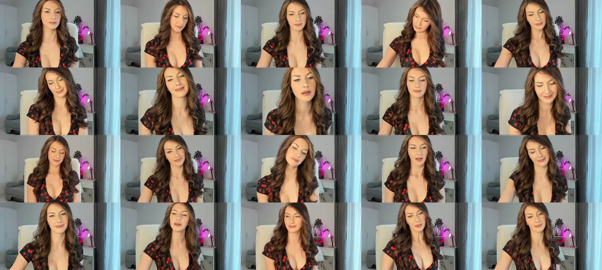 Tina_candy photo contact sheet