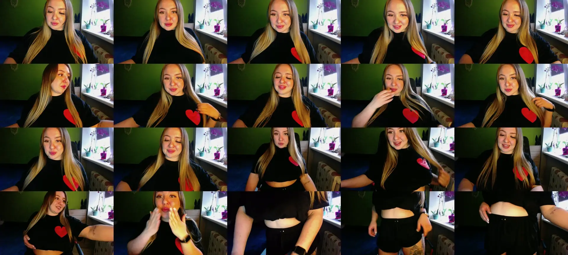 ValeriCutiexx photo contact sheet