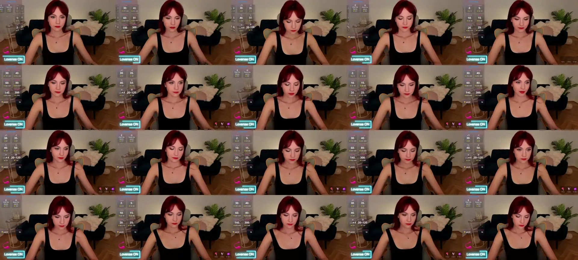 Velanique photo contact sheet