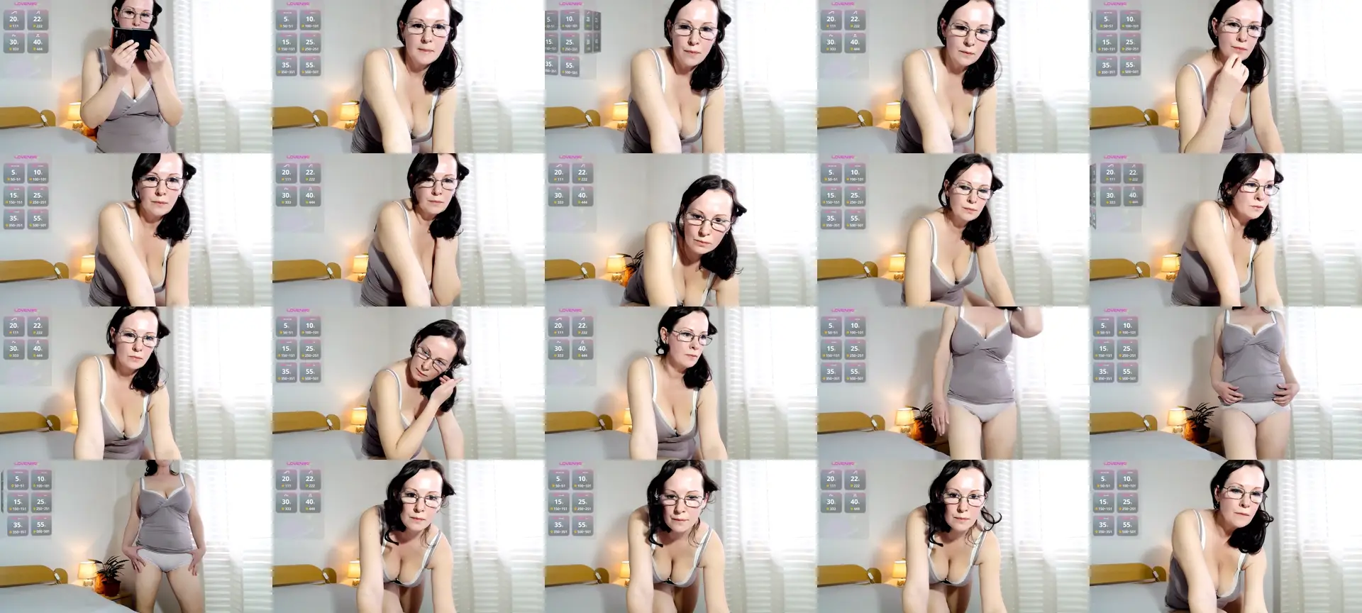 Voile photo contact sheet