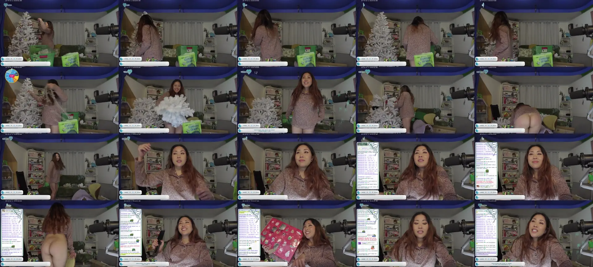 AedonFlux photo contact sheet