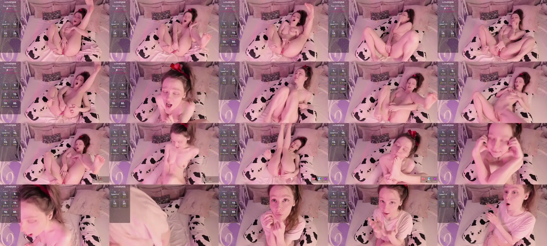 AliceKinkyGir photo contact sheet