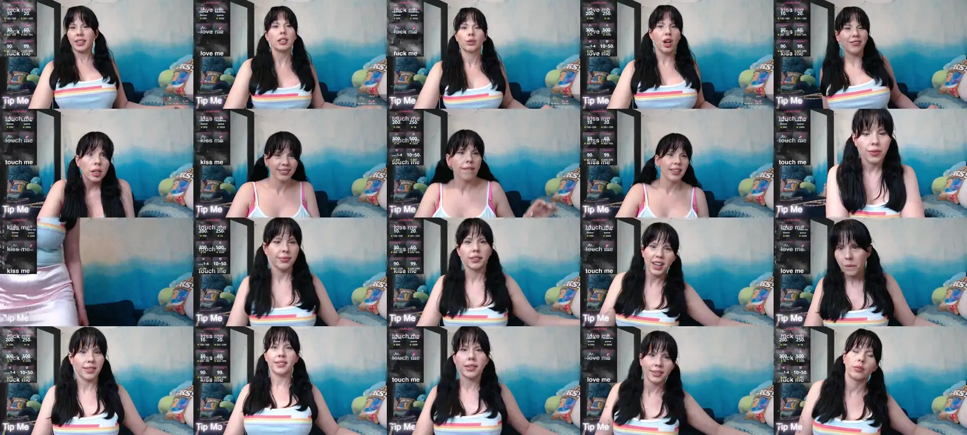 Amberchase photo contact sheet