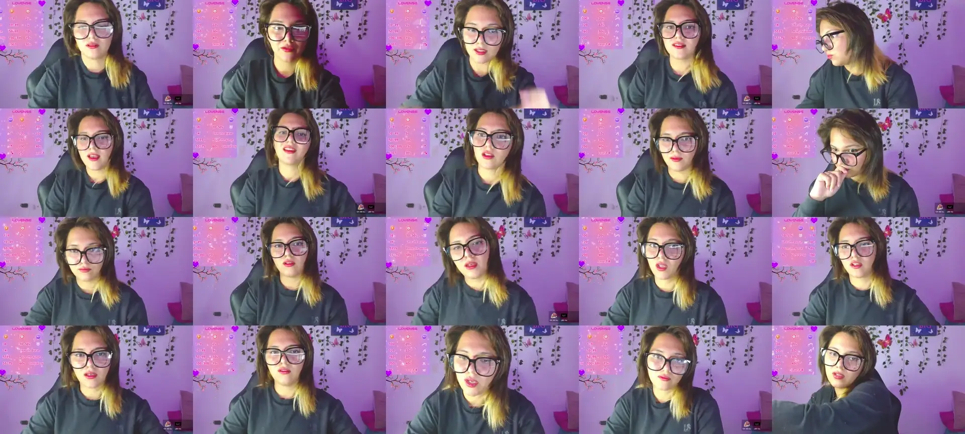 Angiedarling photo contact sheet