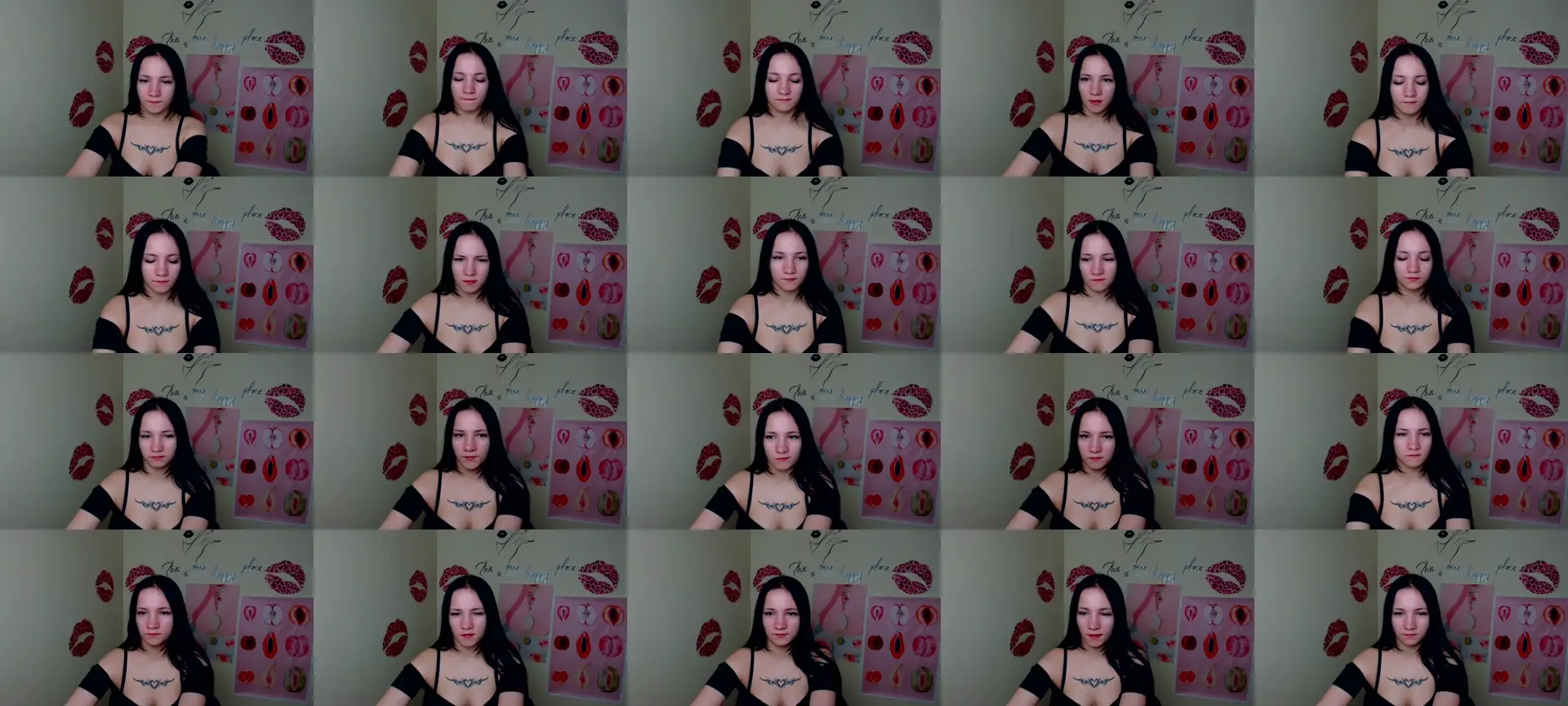 CutieEmma photo contact sheet