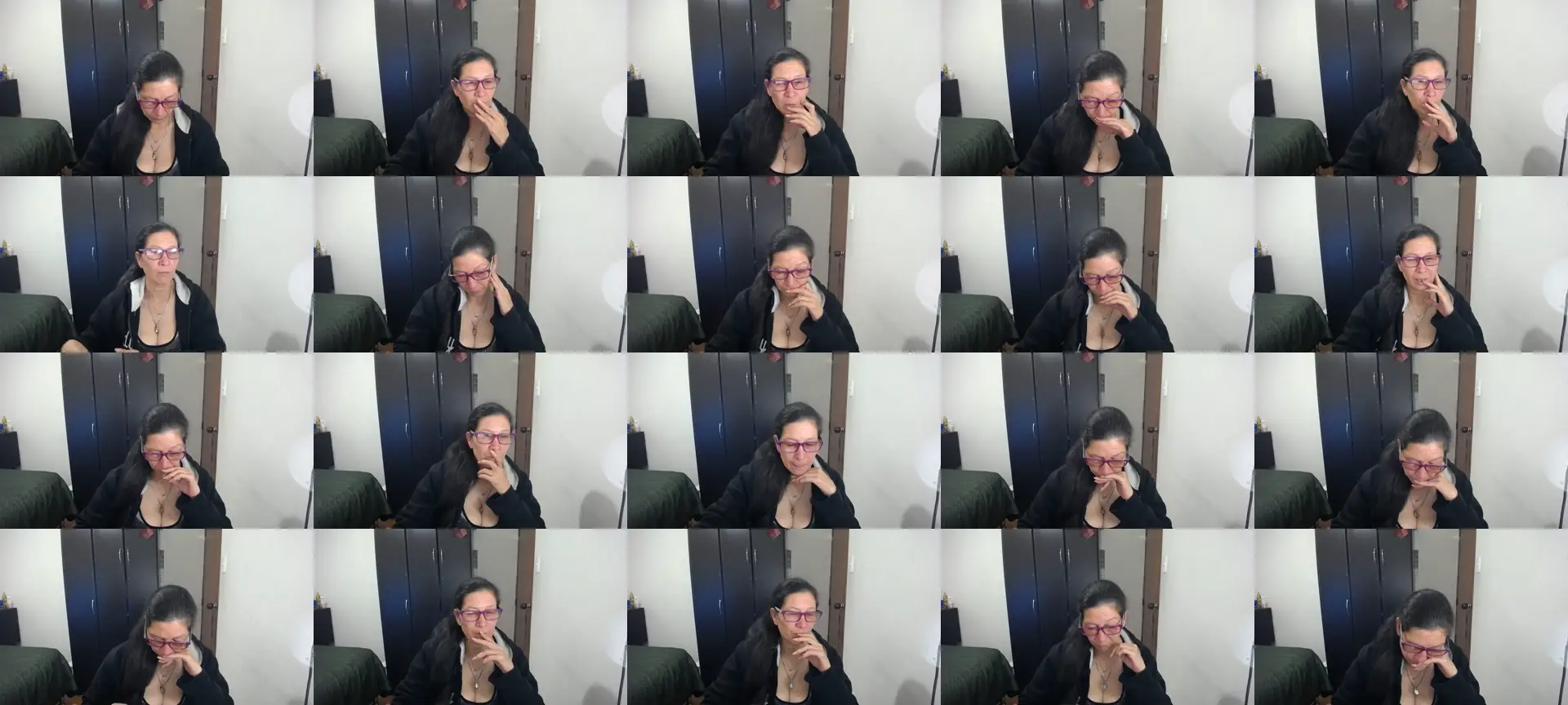 Latin__mature photo contact sheet