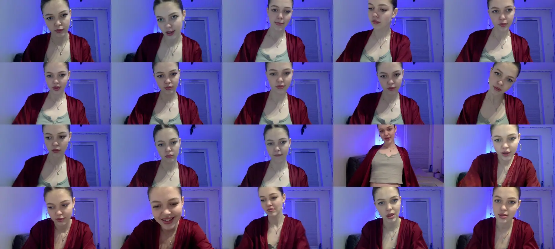 ShyBlonda photo contact sheet