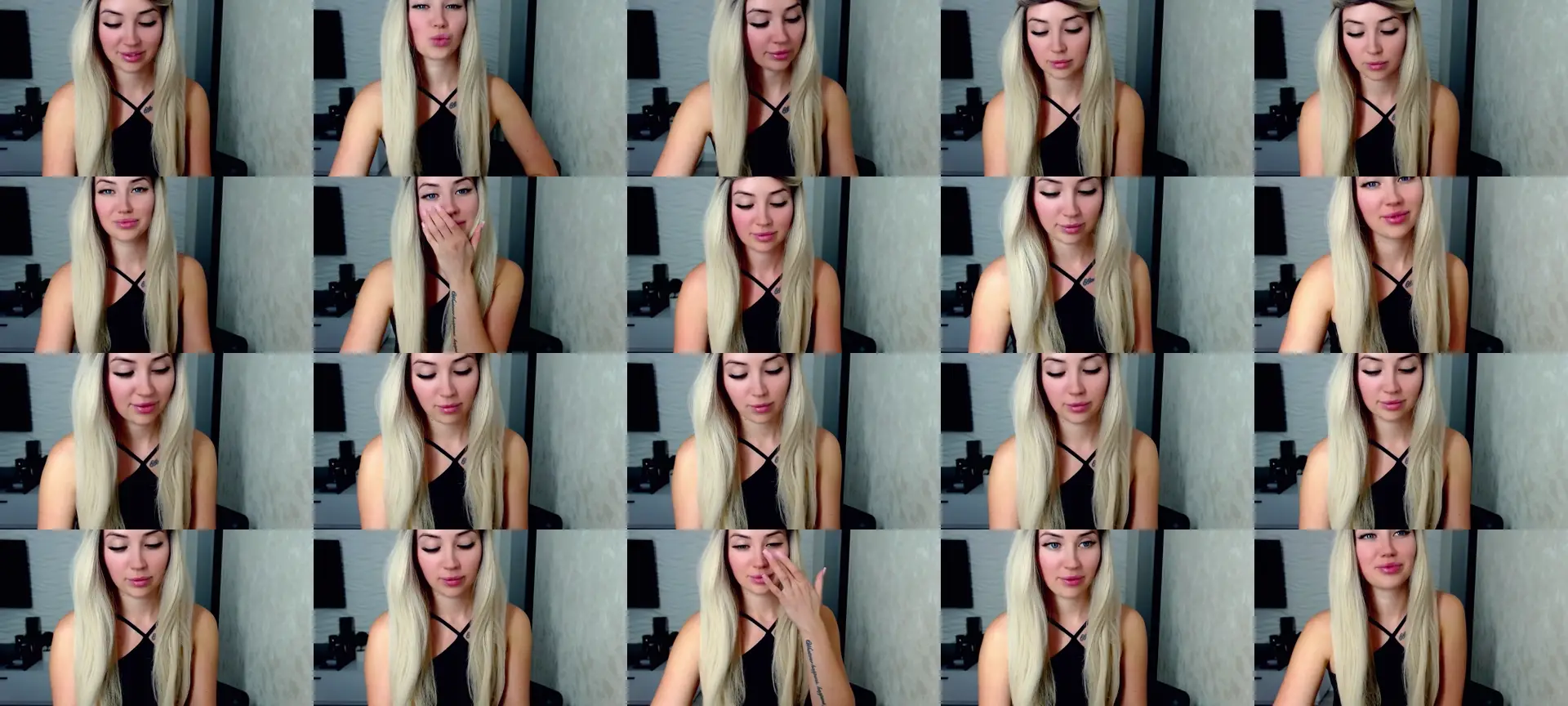 SinfulAngelll photo contact sheet