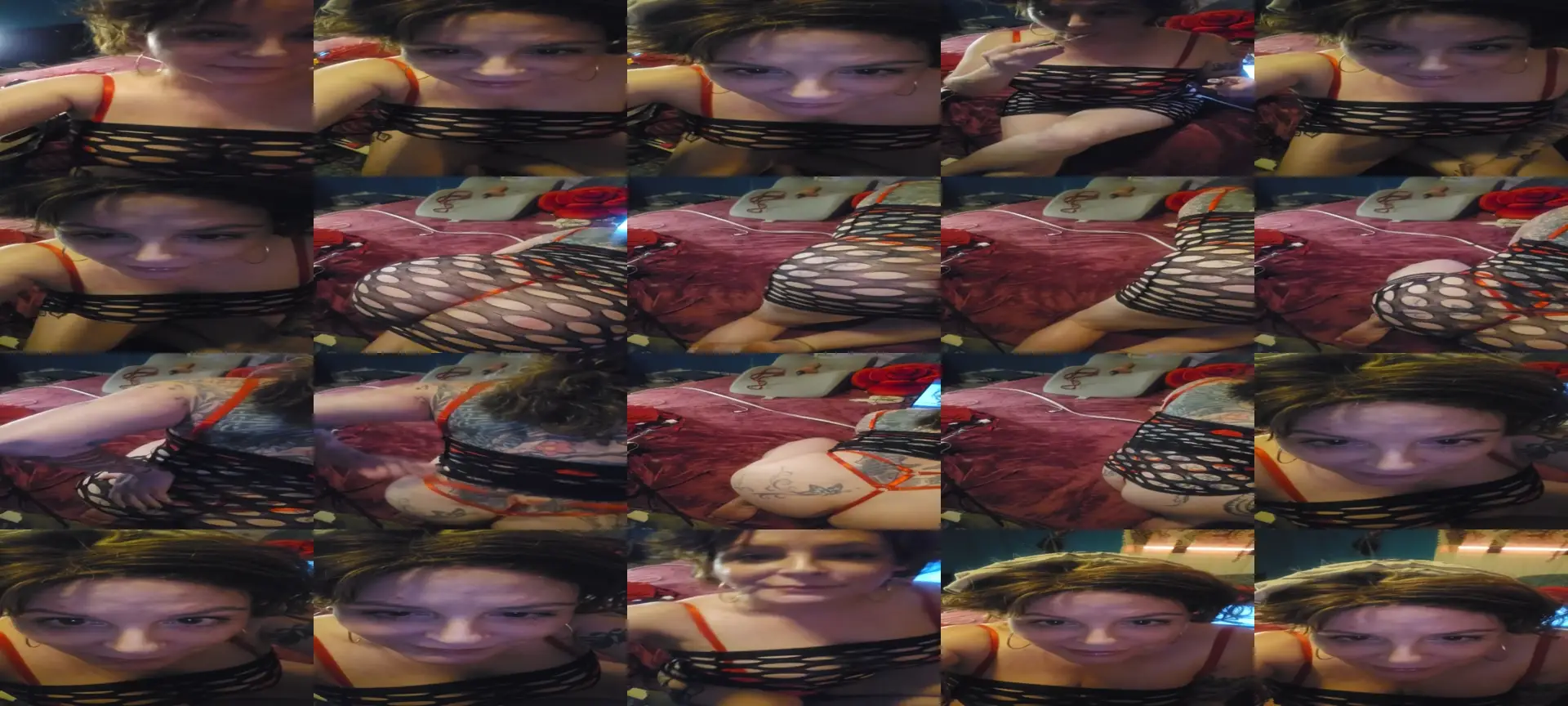 DahliaDelisha photo contact sheet