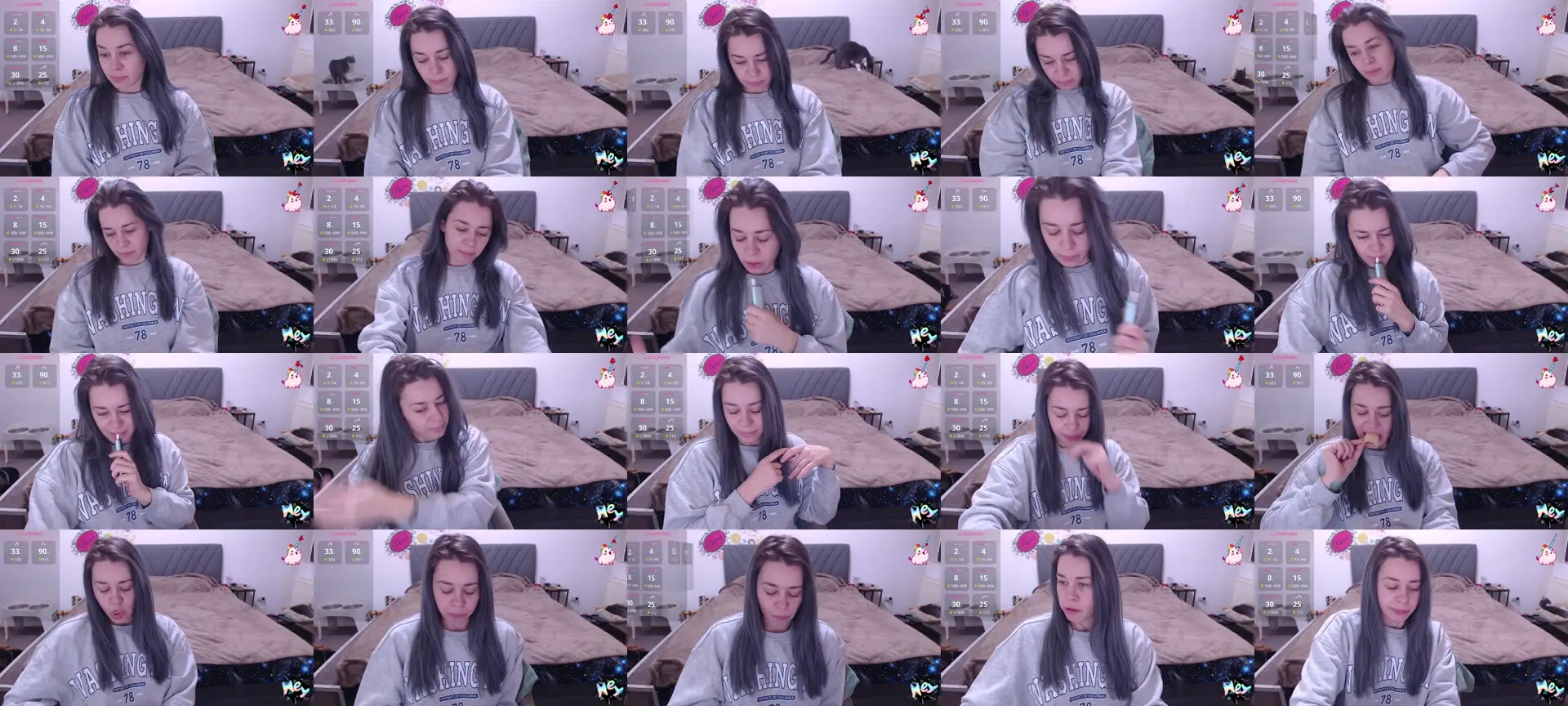 Directgirl photo contact sheet