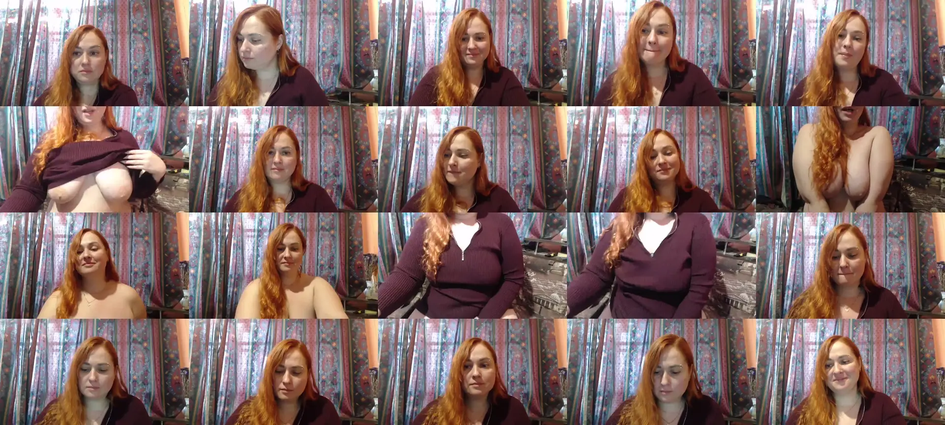 Foxy_red333 photo contact sheet