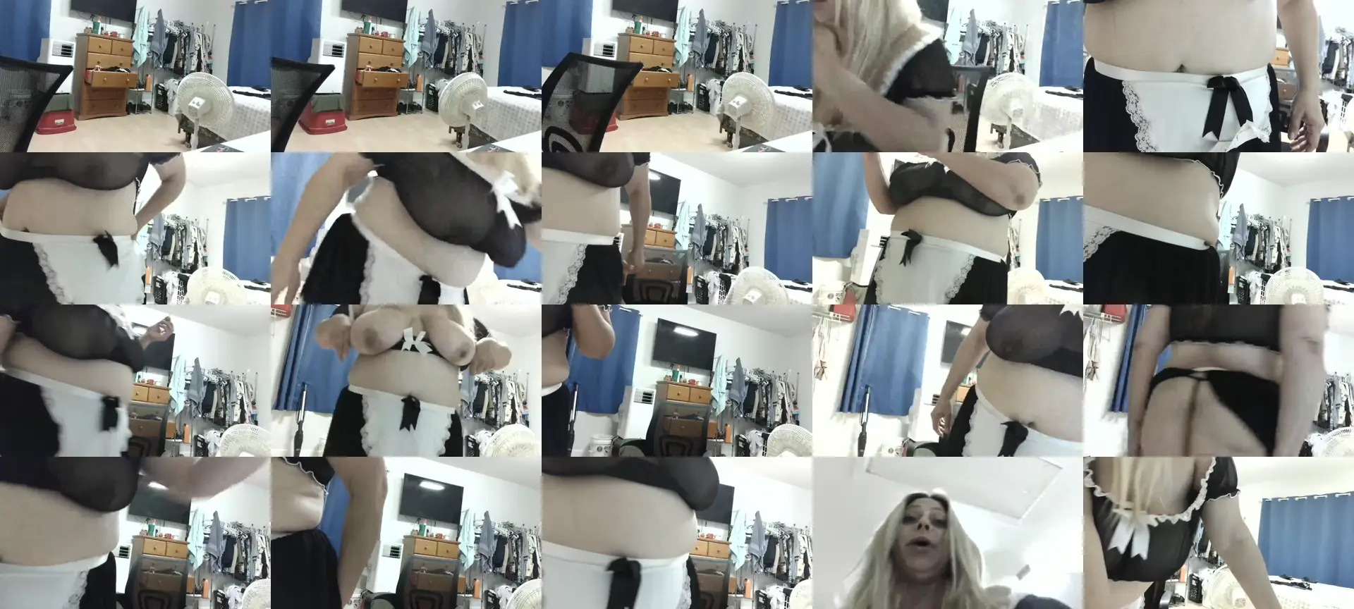 Hotblonde187 photo contact sheet