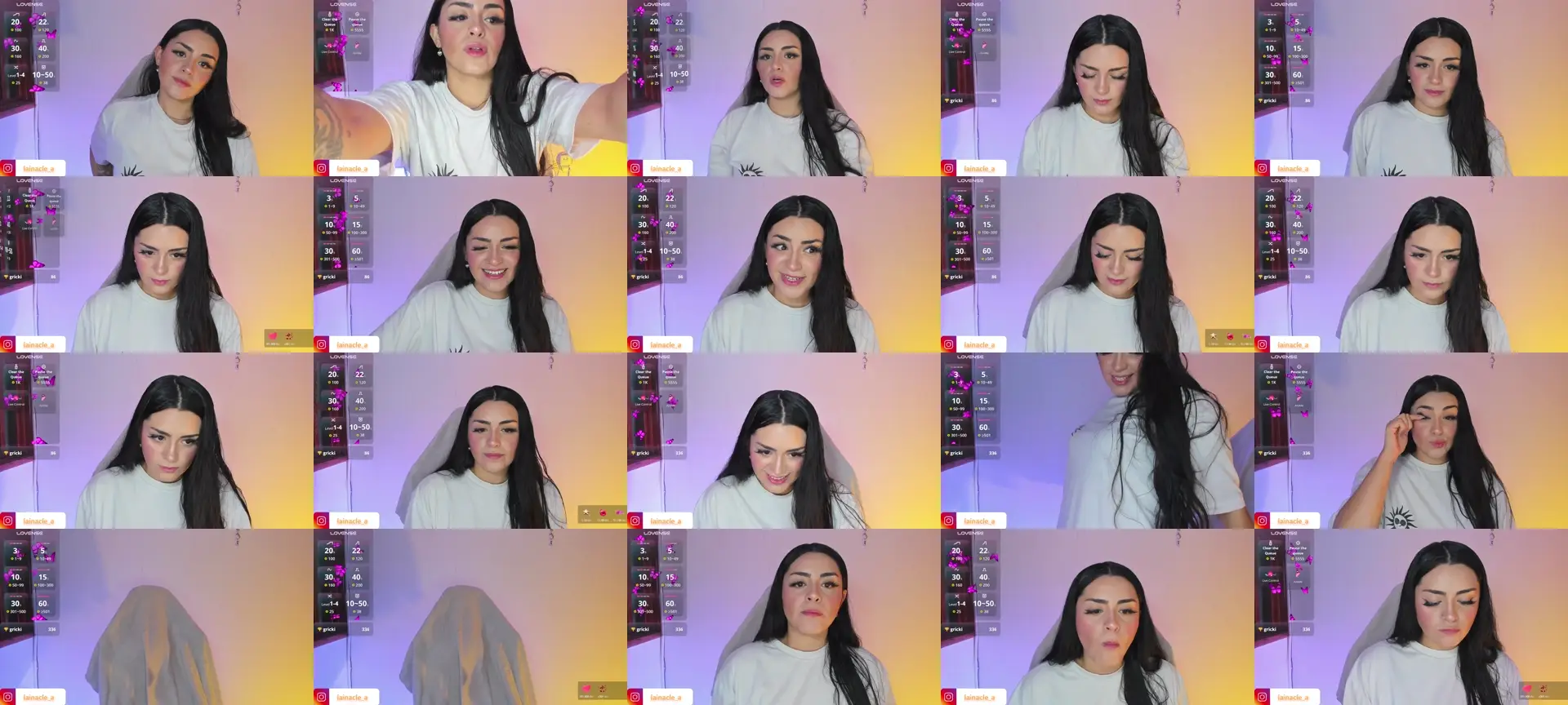 Laina__ photo contact sheet