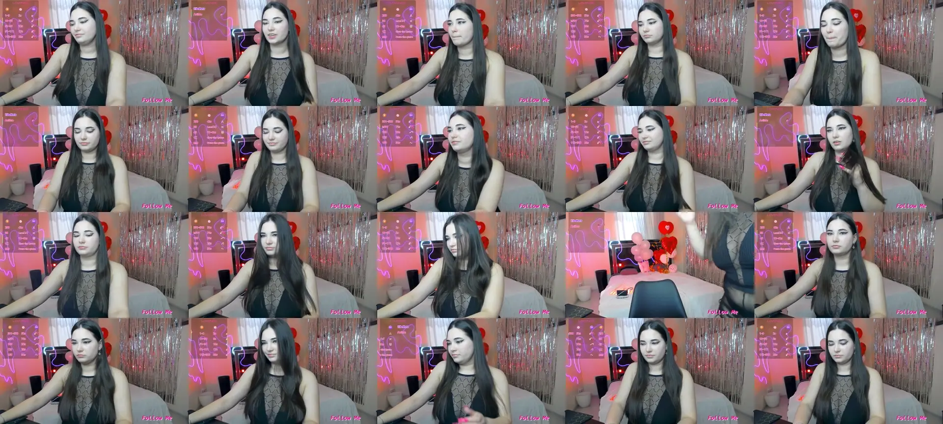 Lillianhot68 photo contact sheet