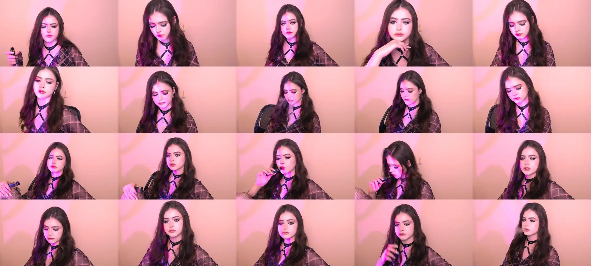 LunnaBelle photo contact sheet