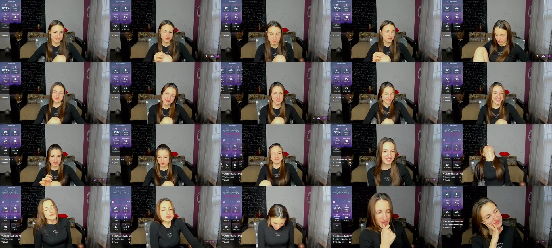 Miss_Sofia photo contact sheet