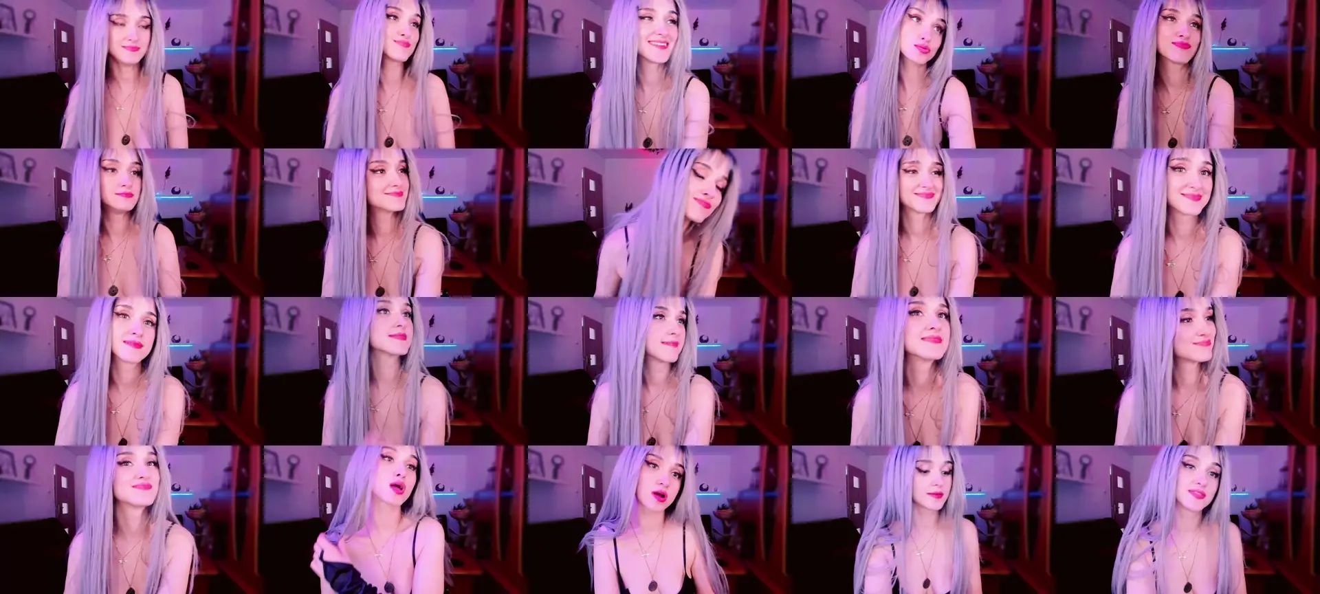 QueenJolie photo contact sheet