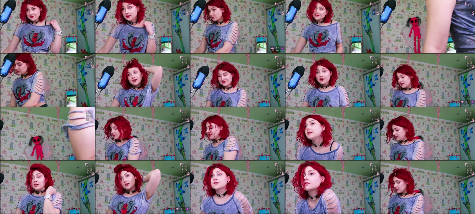 SmokyRose photo contact sheet