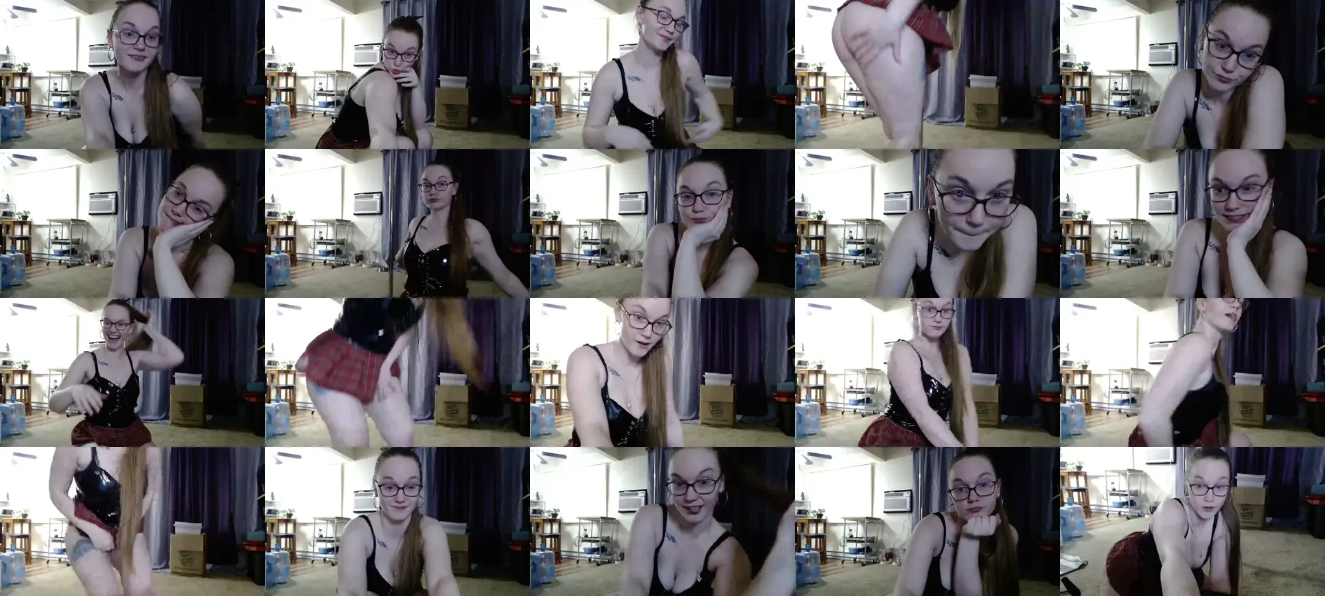 Velvetvixxsin photo contact sheet