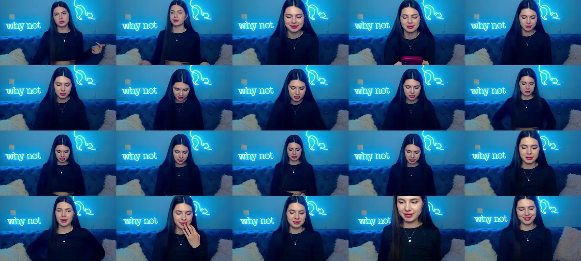 ViolinaLove photo contact sheet