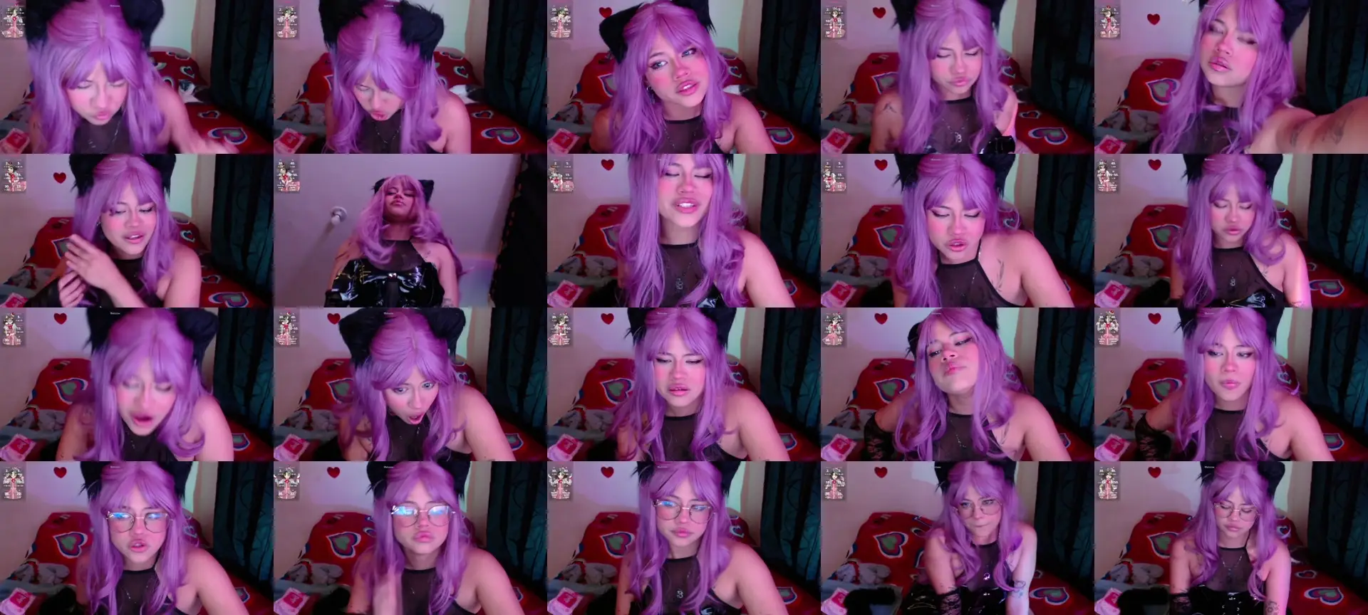 Viooletgreyy photo contact sheet