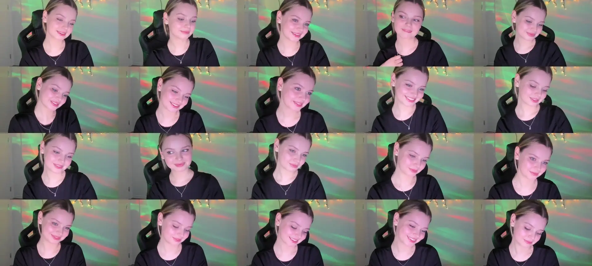 Annaneon photo contact sheet