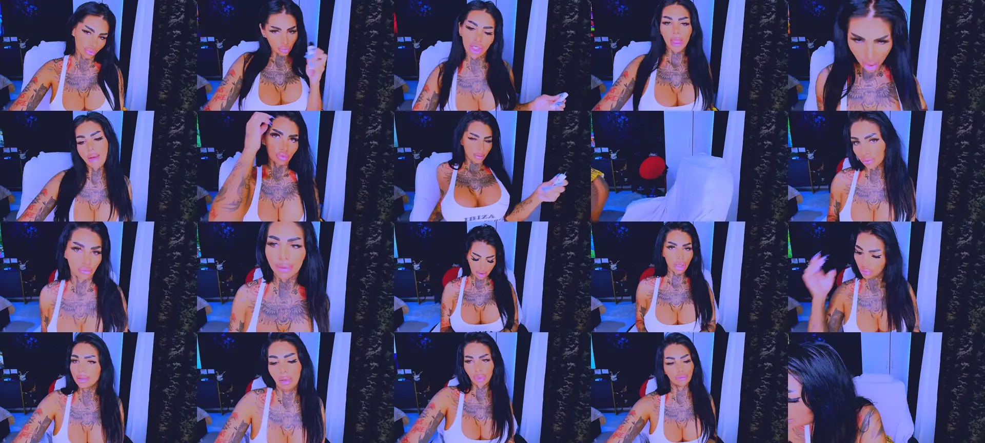 BondGirl007 photo contact sheet