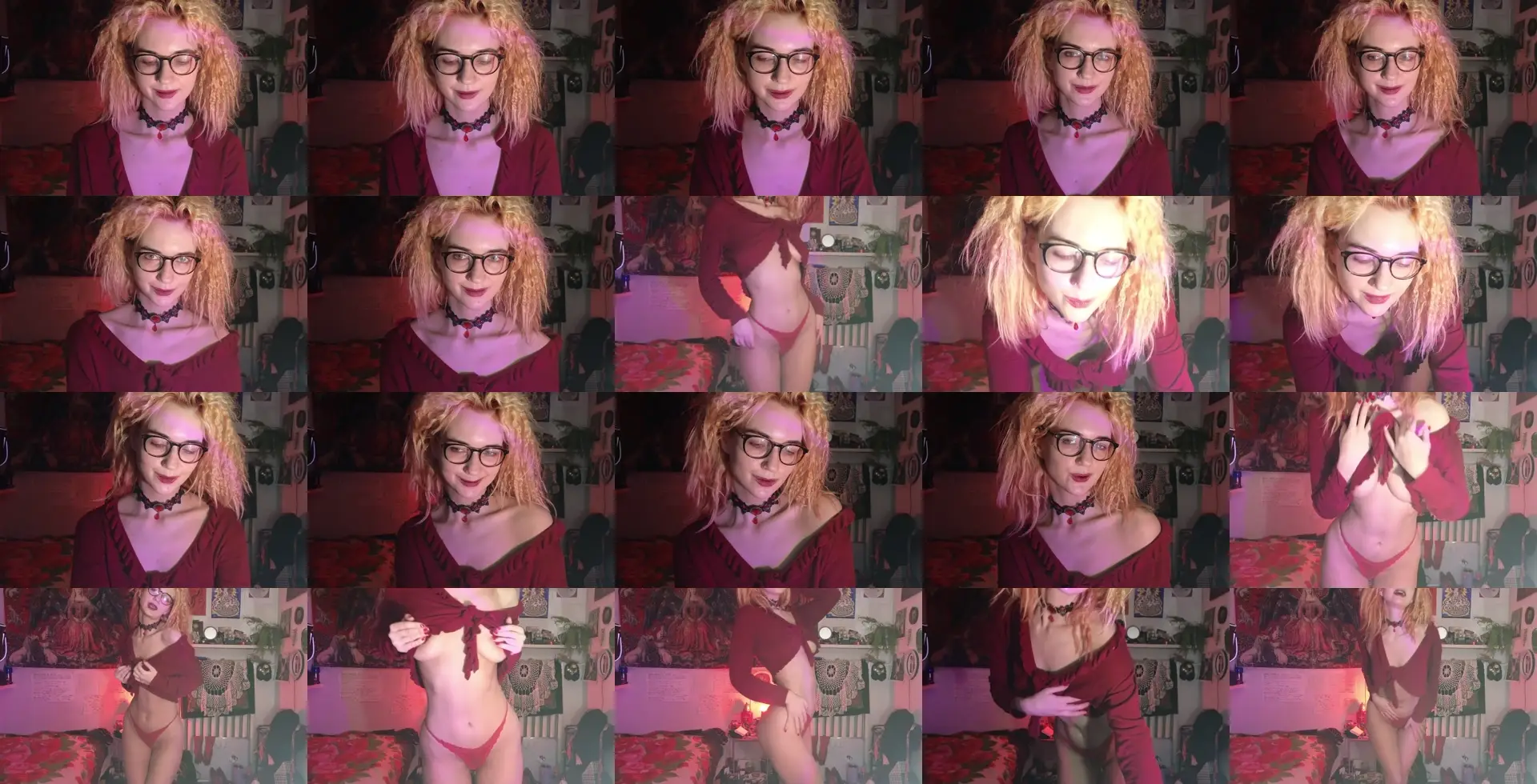 CosmoAgony photo contact sheet