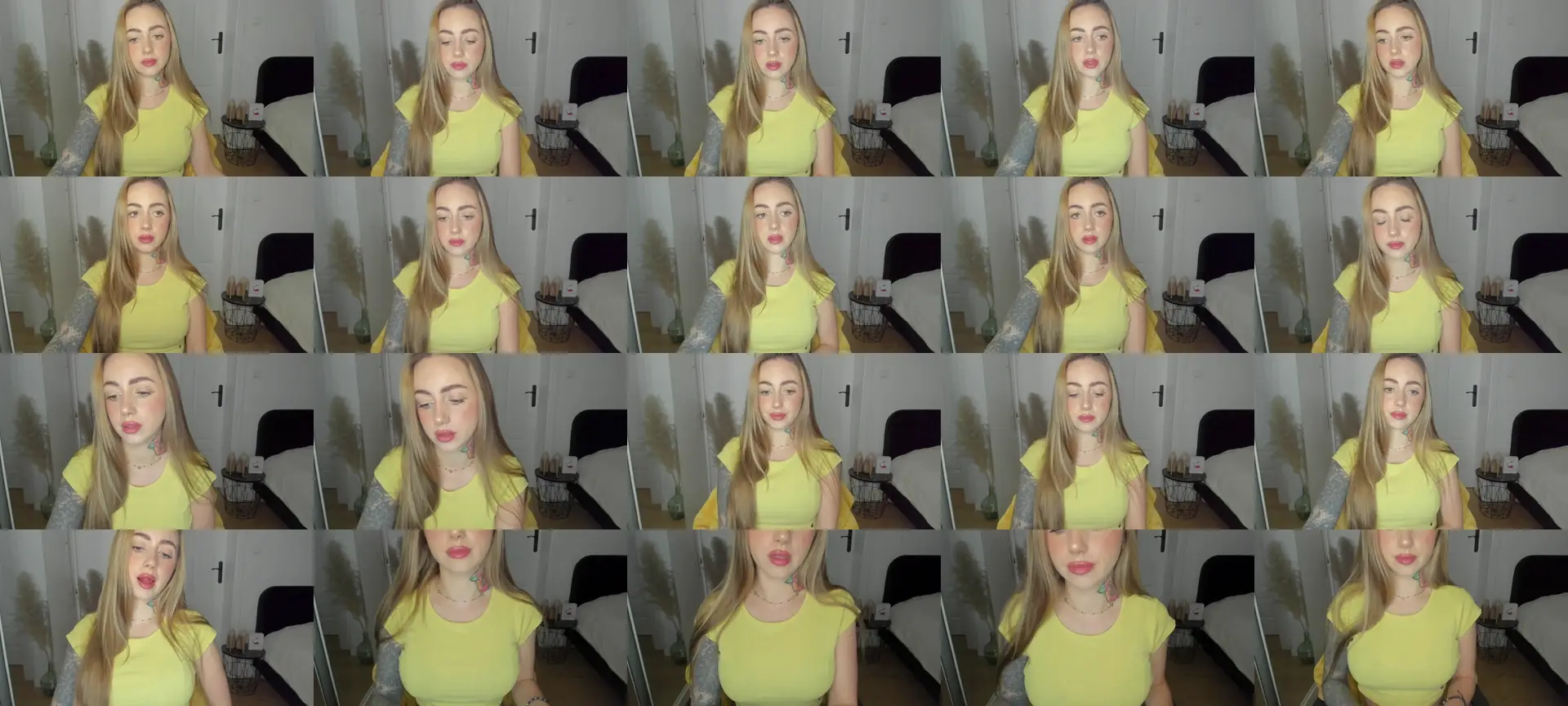 FlowerCoralie photo contact sheet