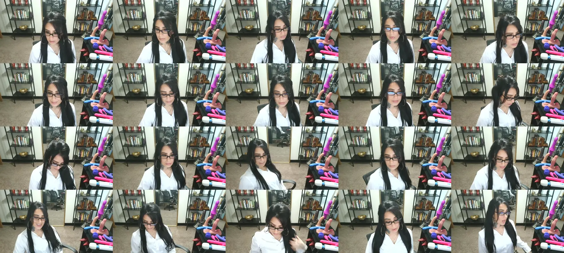 KimmyKitten28 photo contact sheet